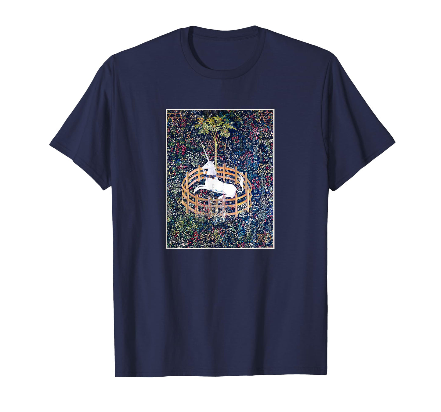 Unicorn medieval Renaissance unicorn art aesthetics T-Shirt