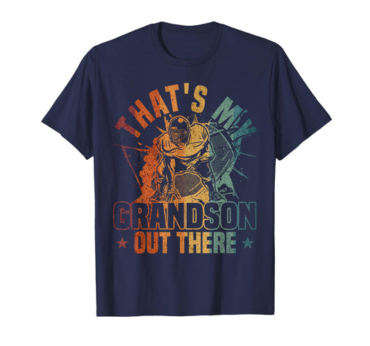 That's My Grandson Out There Football Player T-Shirt