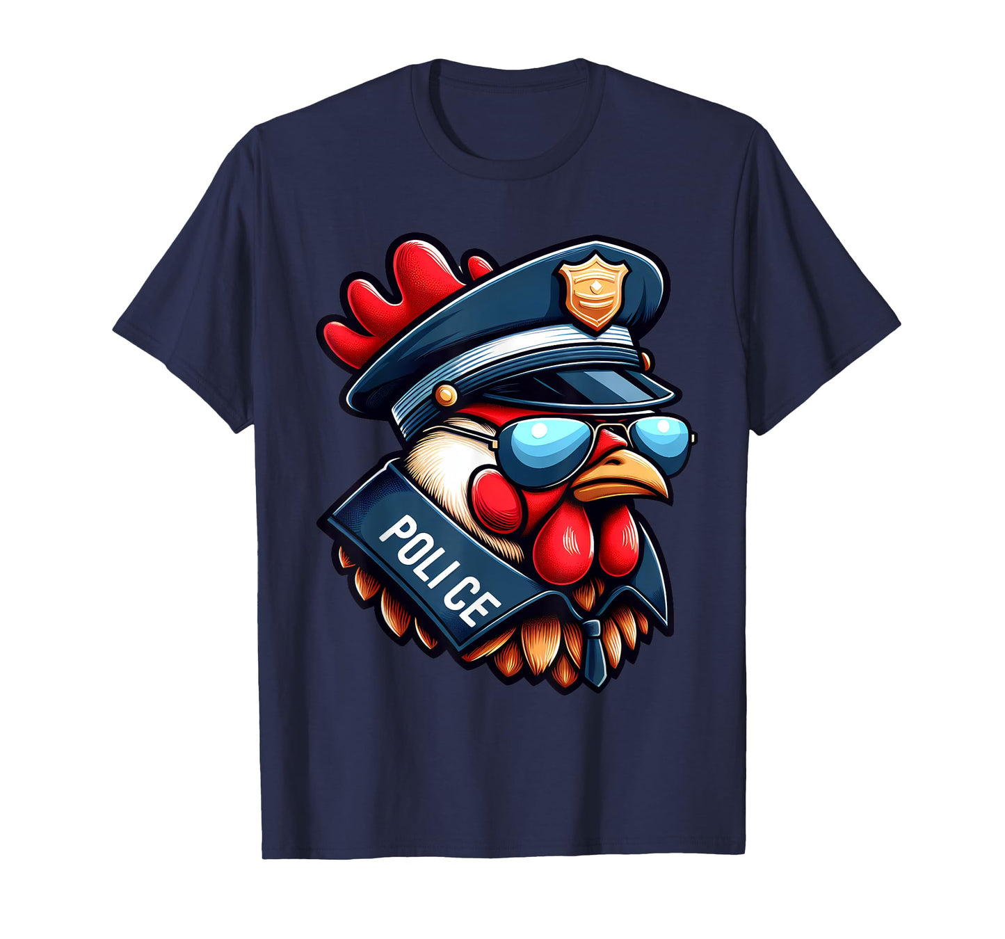 Chicken Policeman T-Shirt