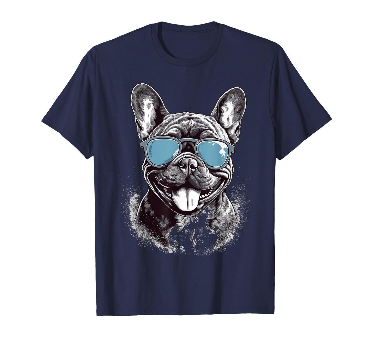 French Bulldog With Sunglasses Men Women Girls Kids T-Shirt