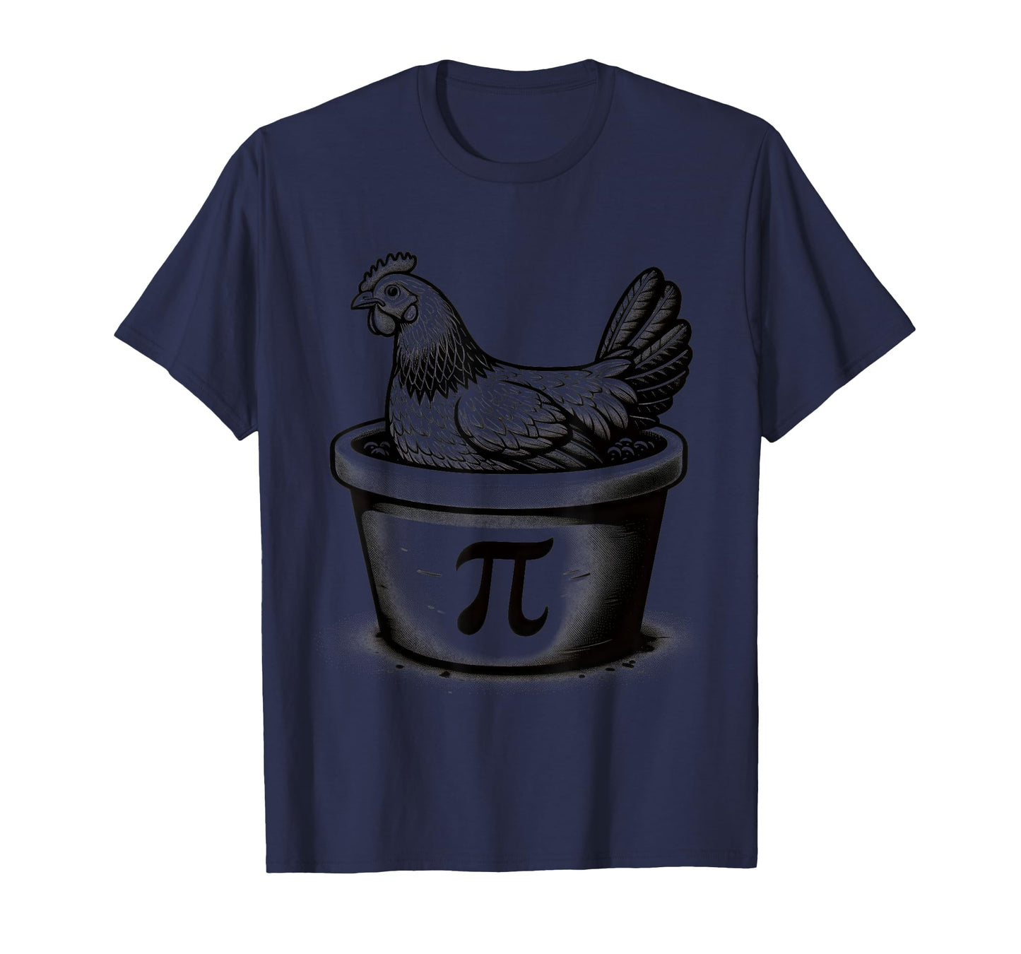 Chicken Pot Pie Funny Math pun Chicken Pot Pi Day T-Shirt