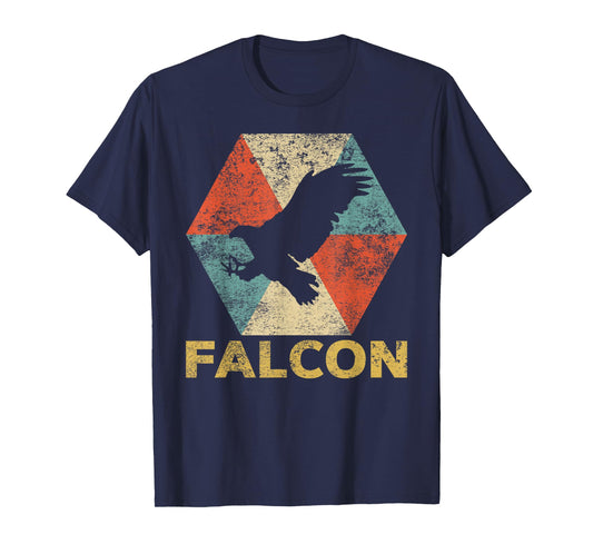 Vintage Falcon Shirt Retro Falcon Gift Distressed T-Shirt T-Shirt