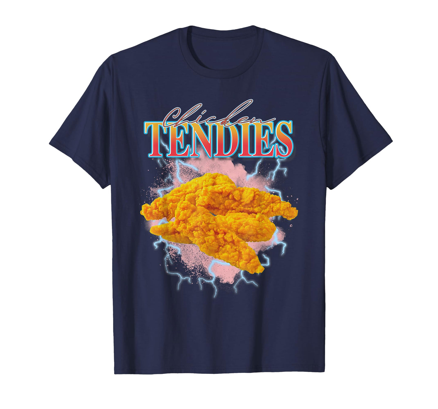 Chicken Tendies Heavy Metal World Tour Hardcore Music T-Shirt