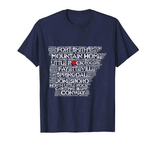 Arkansas Pride. Love Arkansas. Razorback State T-Shirt T-Shirt