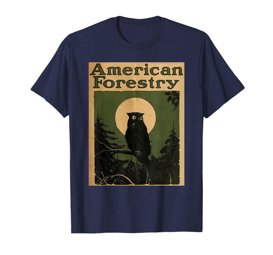 American Forestry Forest Great Owl America Parks T-Shirt
