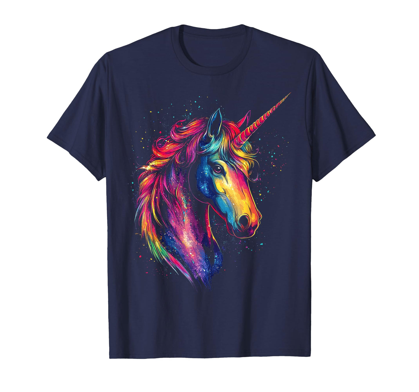 Unicorn Mythical Motif Fantasy Artwork Unicorn T-Shirt