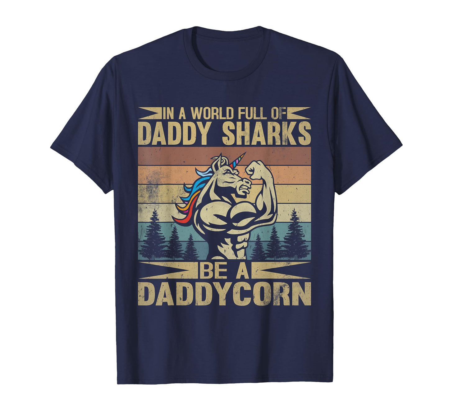 Mens dadicorn dadacorn daddycorn T-Shirt