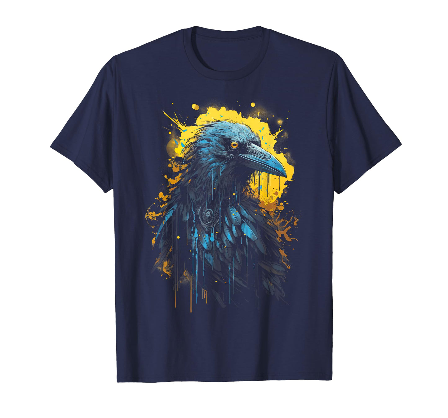 Raven Black gothic Occult Viking Witchcraft T-Shirt