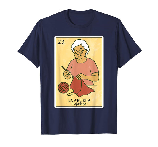 La Abuela Tejedora | Spanish-Mexican Bingo Gifts for Abuela T-Shirt