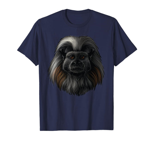 realistic Cotton top tamarin marmoset monkey art for lovers T-Shirt