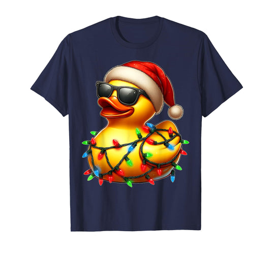 Rubber Duck Sunglasses Cute Christmas Xmas T-Shirt