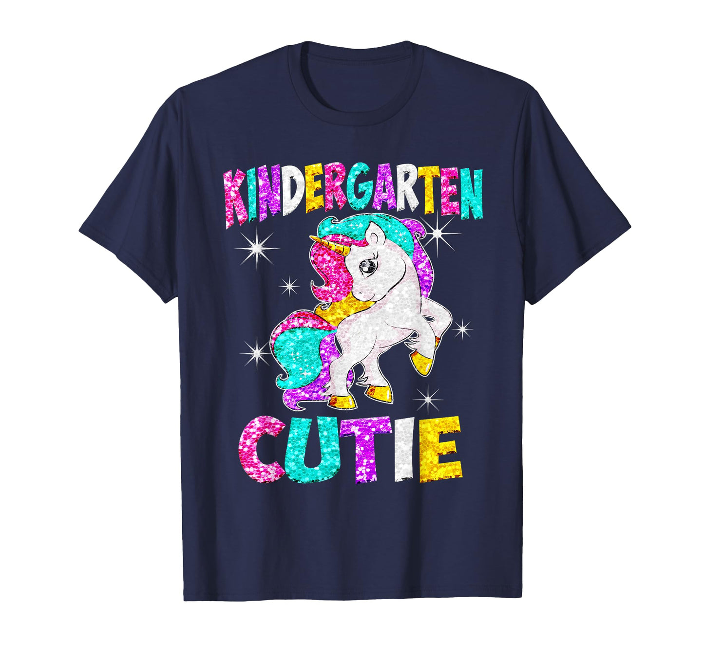 Kindergarten Cutie Unicorn TShirt Back to School T-Shirt