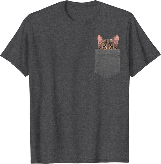 Kitty in Your Pocket Tshirt Cat Shirt T-Shirt