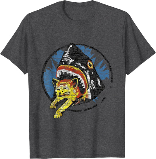 Shark Eating a Cat Shirt T-Shirt