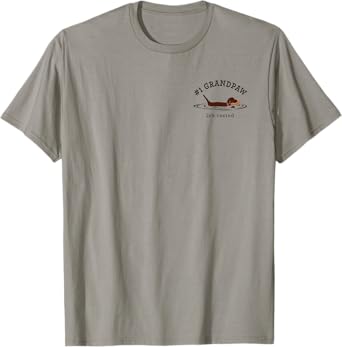 2 Sided Print Chocolate Labrador Retriever Dog #1 Grandpaw Men T-Shirt