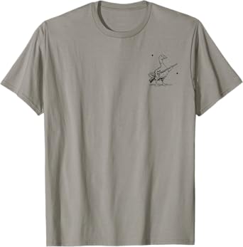 Today I'm A Serious Goose Lovers Goose With Gun 2 Sides T-Shirt