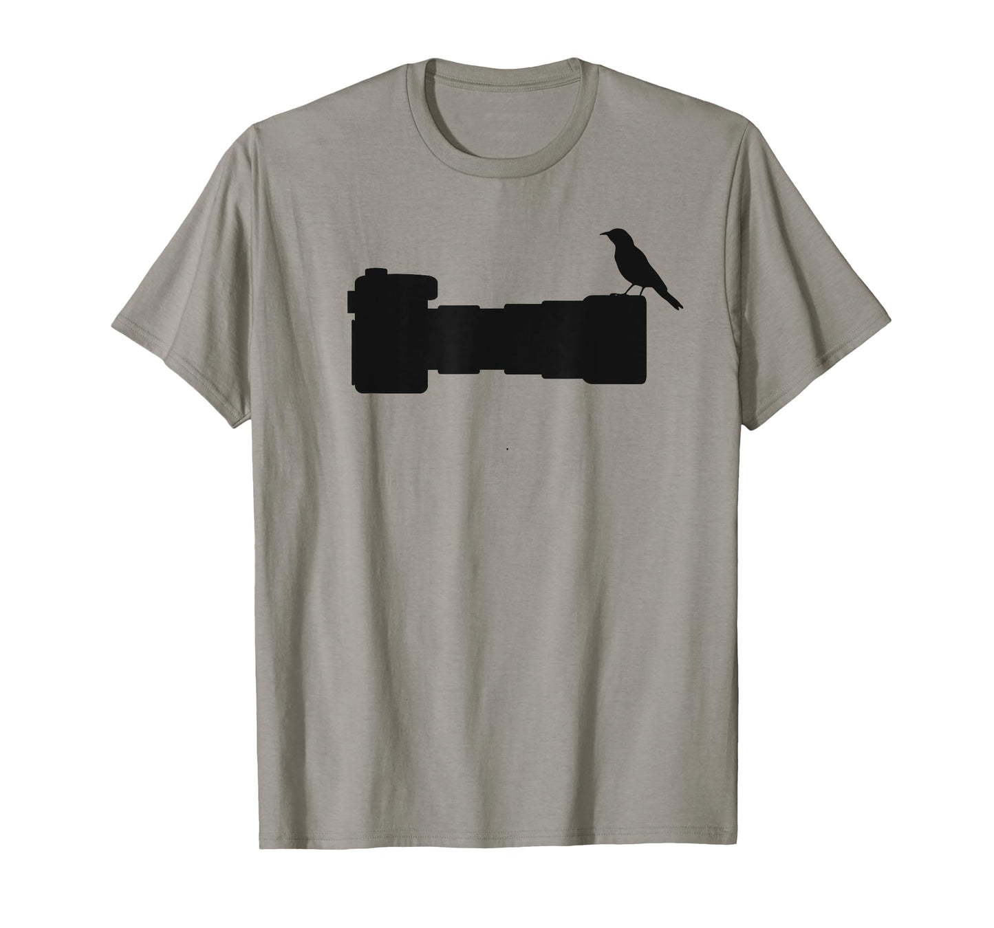 Bree's Bird Watching T Shirts Bird on Long Lens Camera Bird Photographer Photography T-Shirt