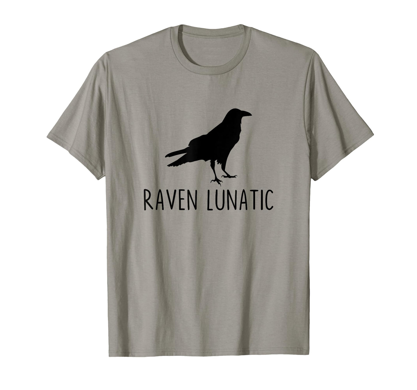 Raven Lunatic Funny Goth Bird Lover Halloween Party T-Shirt