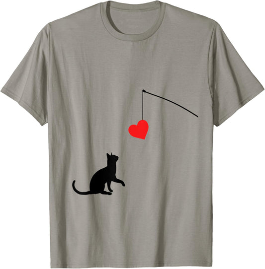 Cat toy Shirt Valentine's Day gifts for her or for him T-Shirt