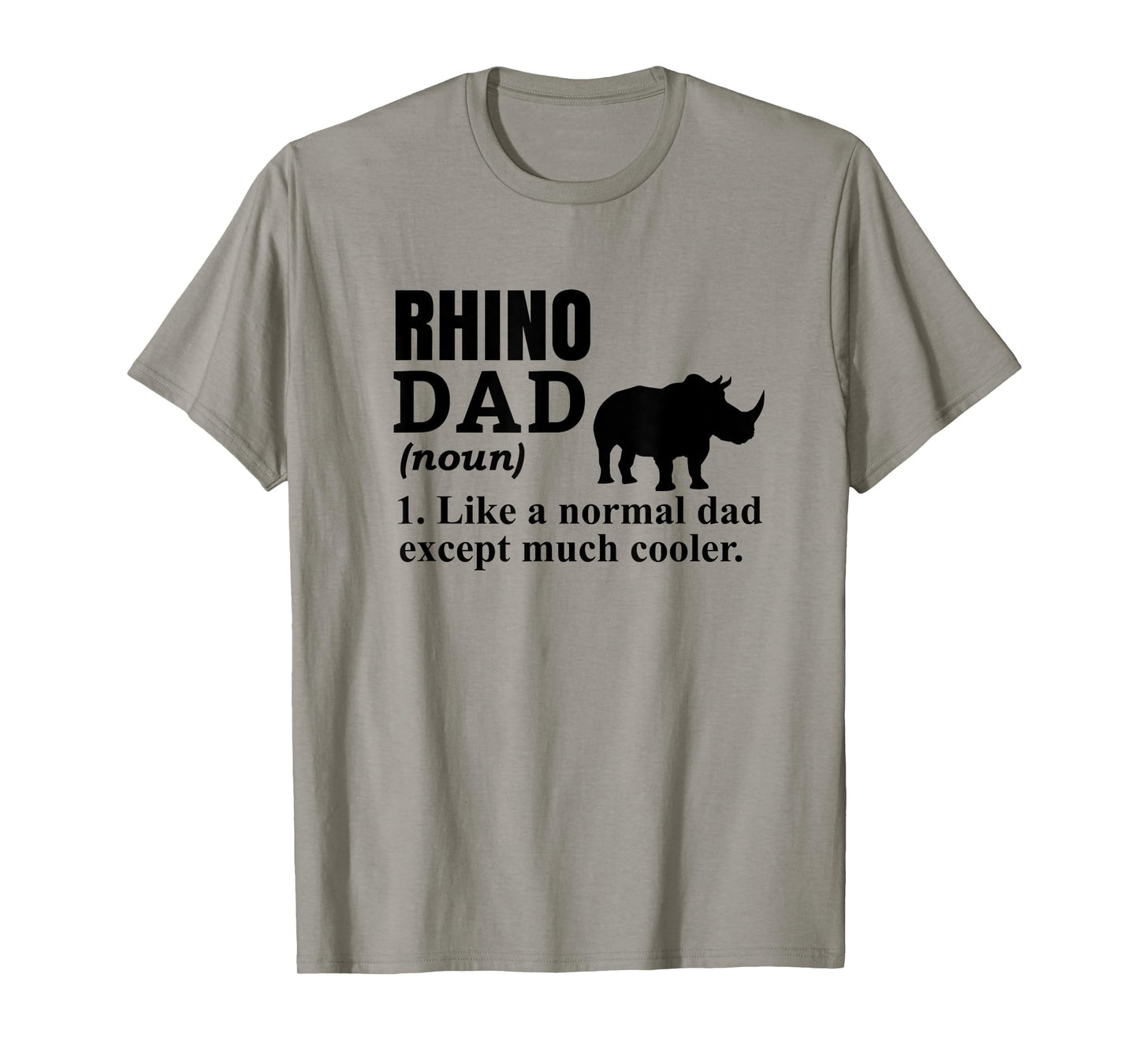 Rhino Dad Chubby Unicorns Fat Rhino T-Shirt