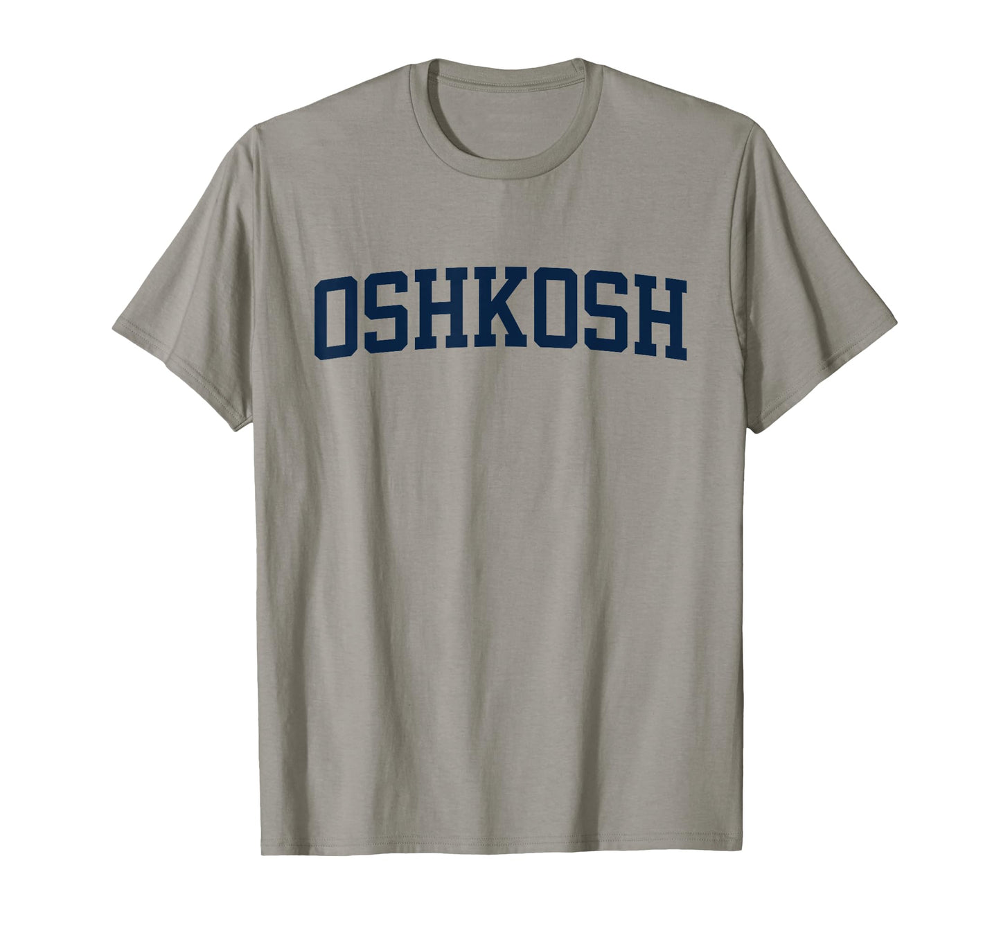 Oshkosh Wisconsin Collegiate Style Varsity Block Letter T-Shirt