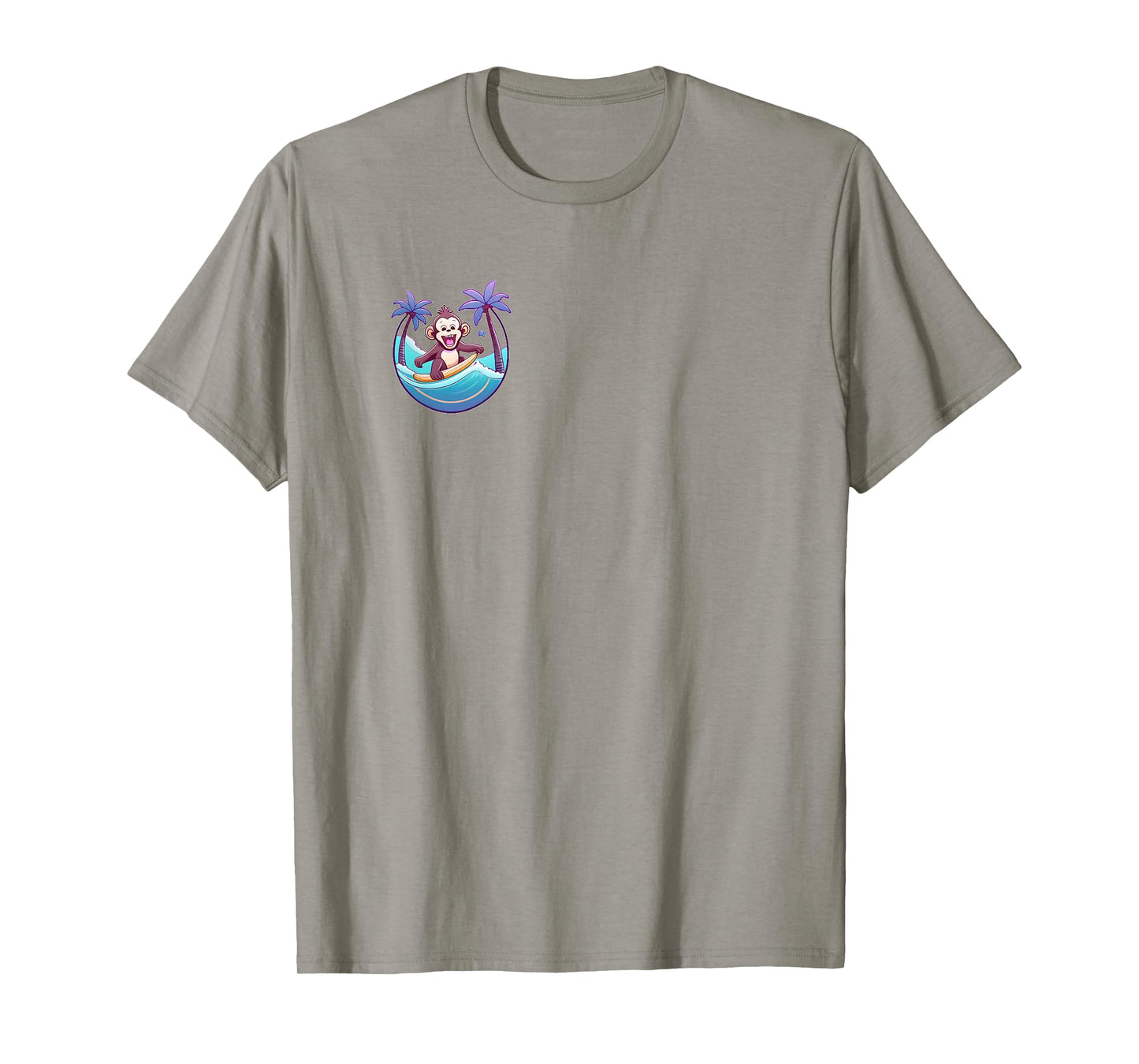 Hilarious Surfing Monkey On Banana Surfboard T-Shirt