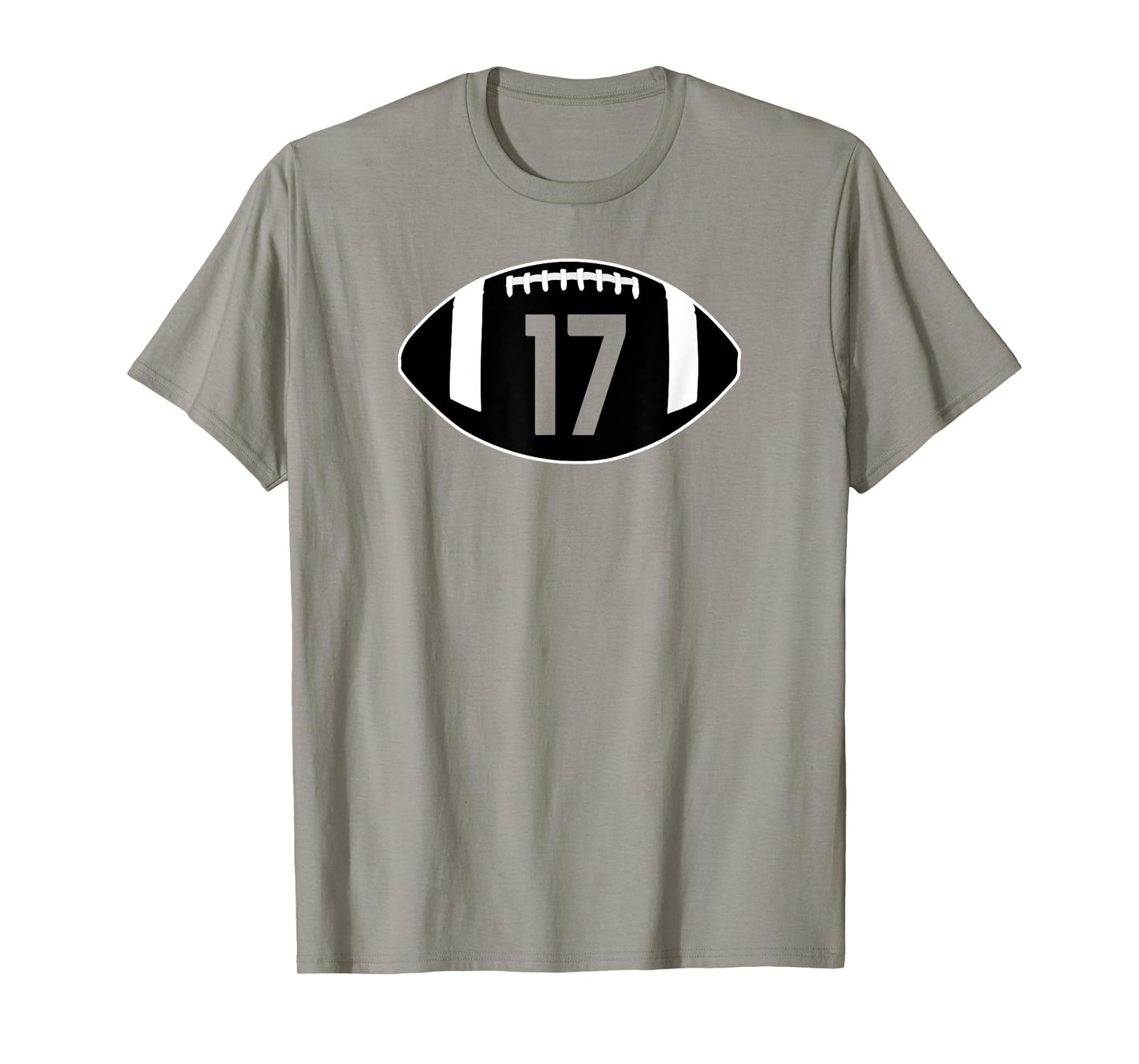 Football Jersey Number 17 Jersey T-Shirt Art-Player Number T-Shirt