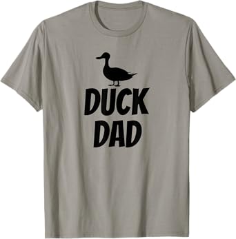 Duck Dad - Funny Cute Duck Pet Shirt Black T-Shirt
