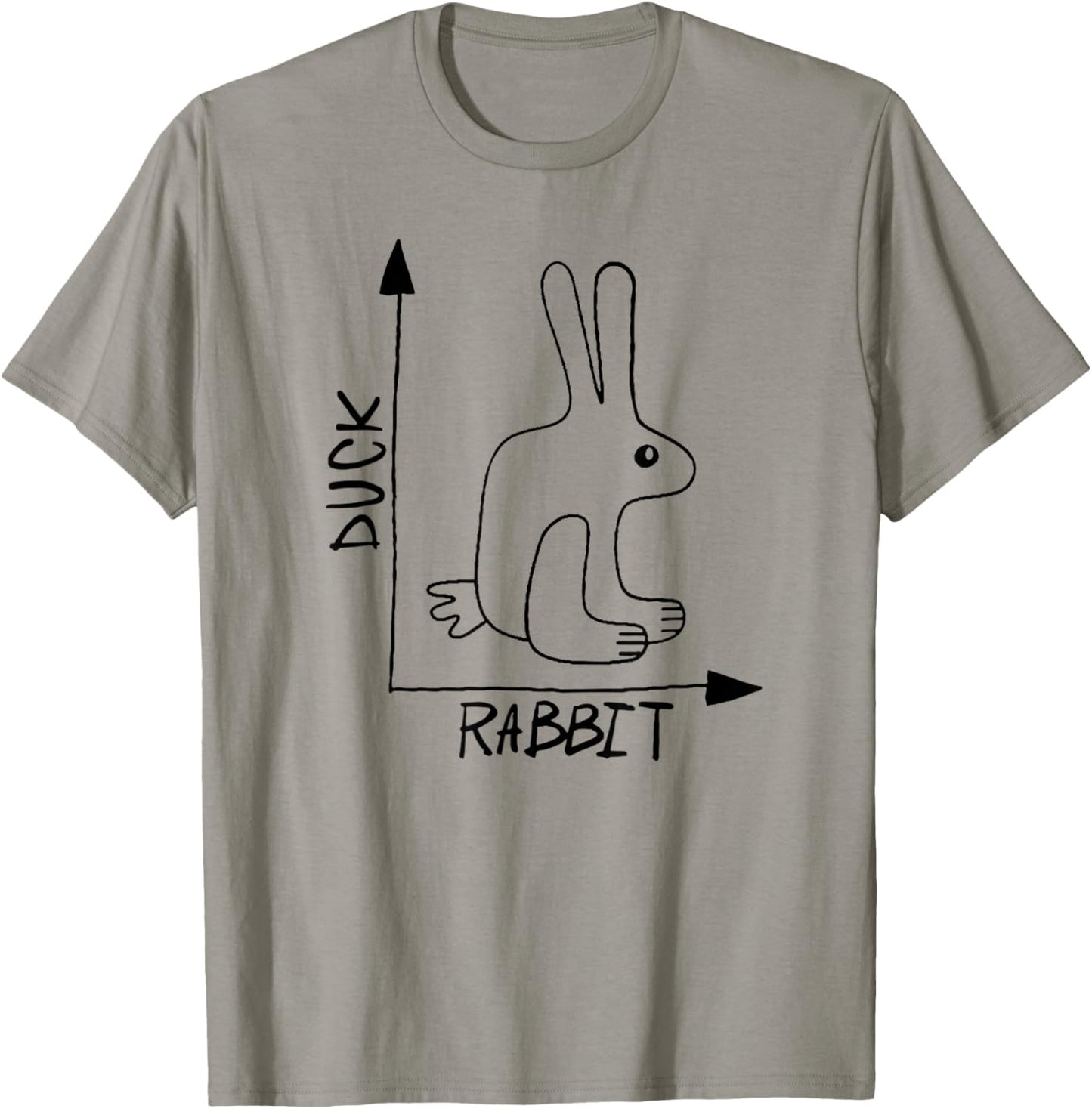 Funny Science Nerd Physics Math Geek Teacher Rabbit Duck T-Shirt
