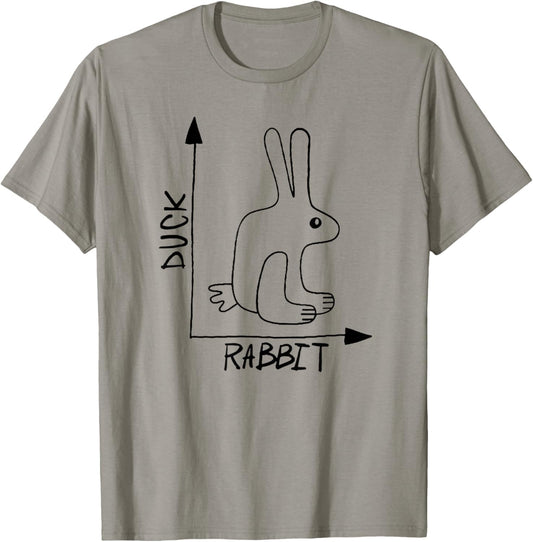 Funny Science Nerd Physics Math Geek Teacher Rabbit Duck T-Shirt