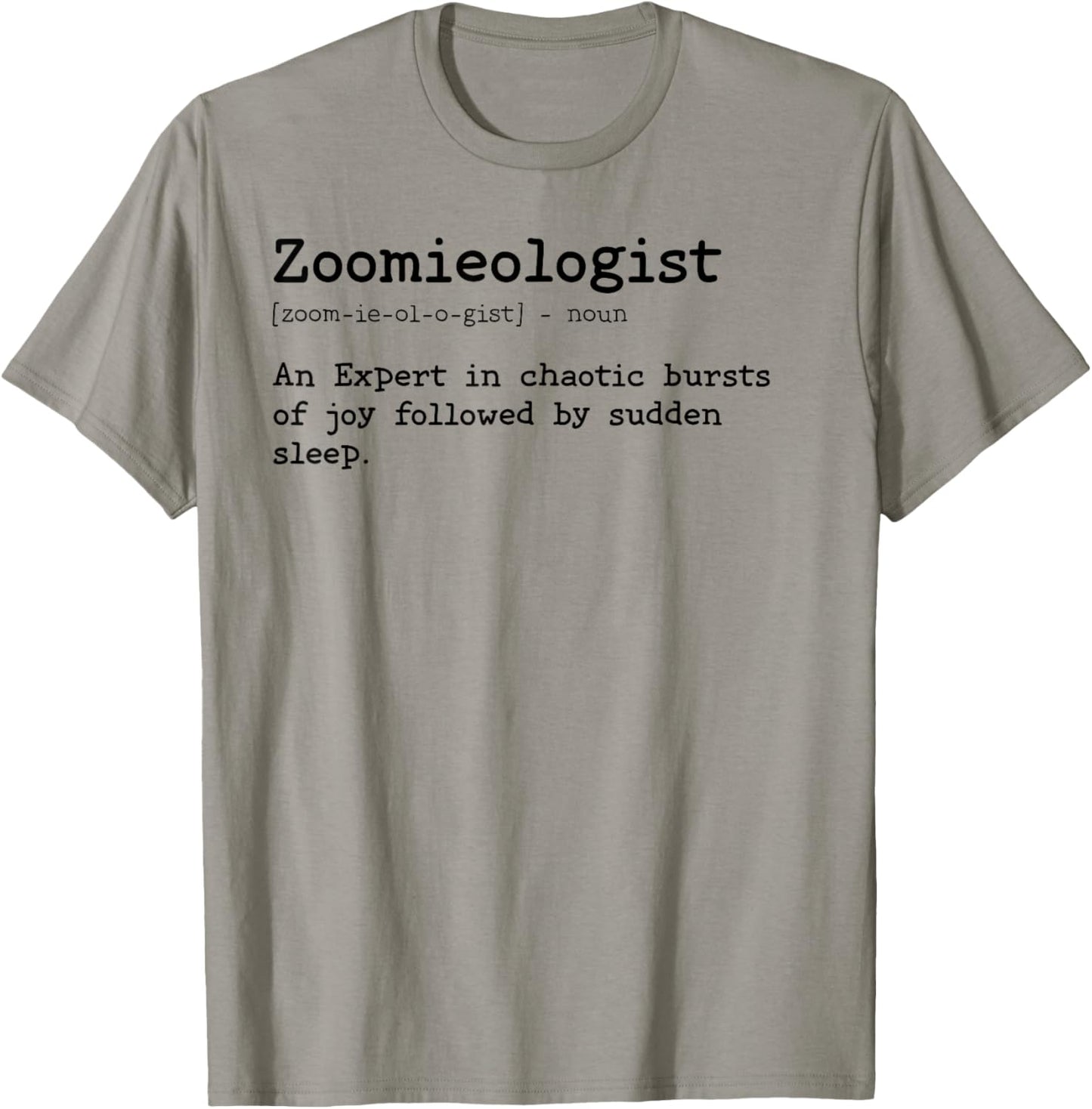 Funny Made-Up Definition Zoomieologist Pun dog lovers T-Shirt