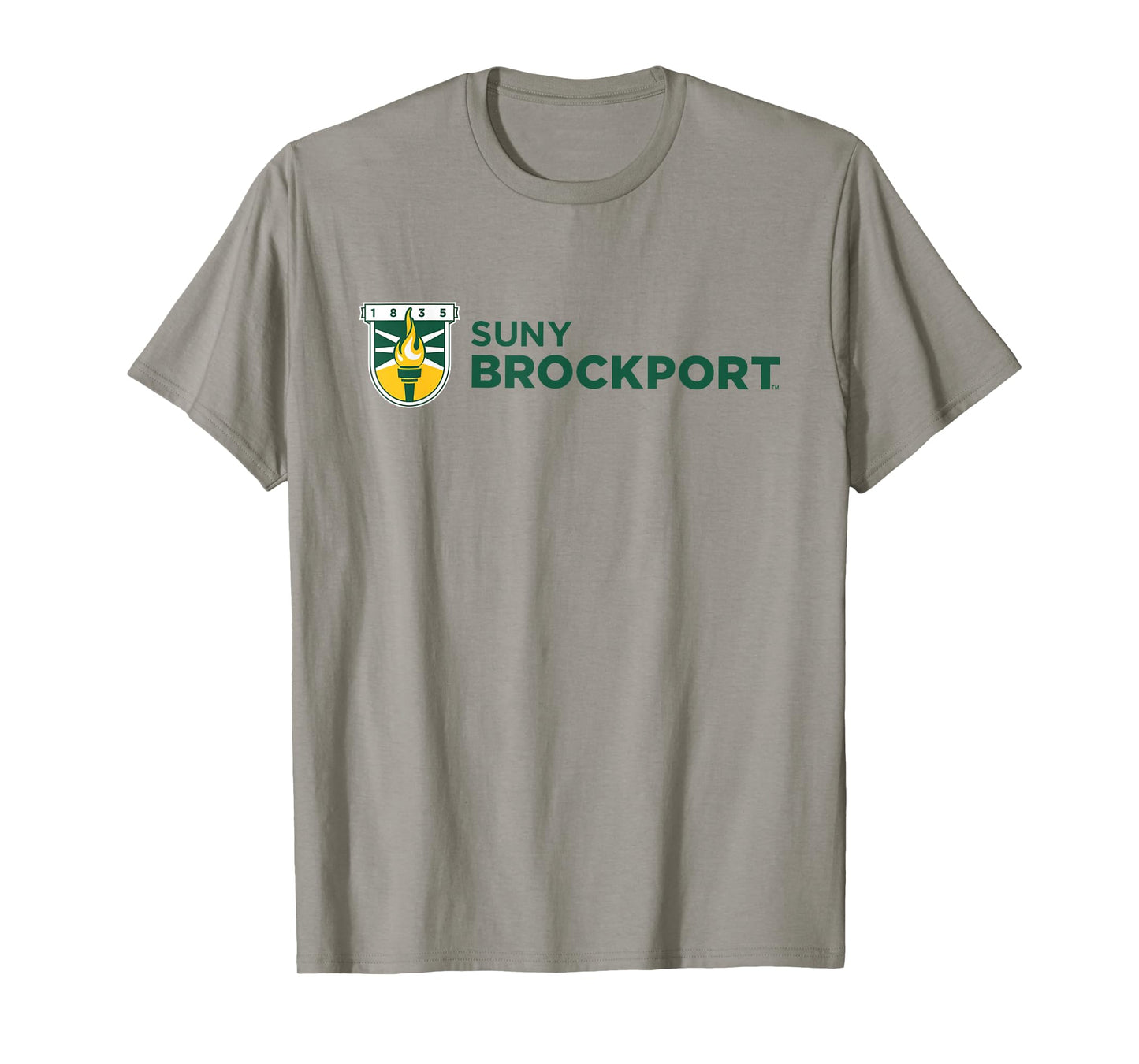 SUNY Brockport Golden Eagles Institutional Shield Logo T-Shirt