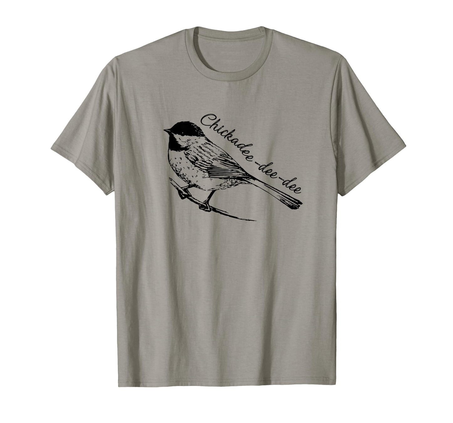 Black Capped Chickadee Bird Shirt T-Shirt
