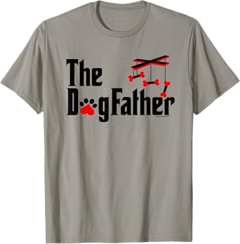 The DogFather - Funny cute Dog Fathers Day Dad Doggo T-Shirt for Men