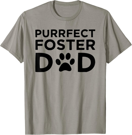 Foster Cat Dad Fostering Pet Kitten T-Shirt