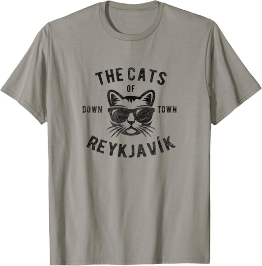 Cats of Downtown Reykjavik T-Shirt
