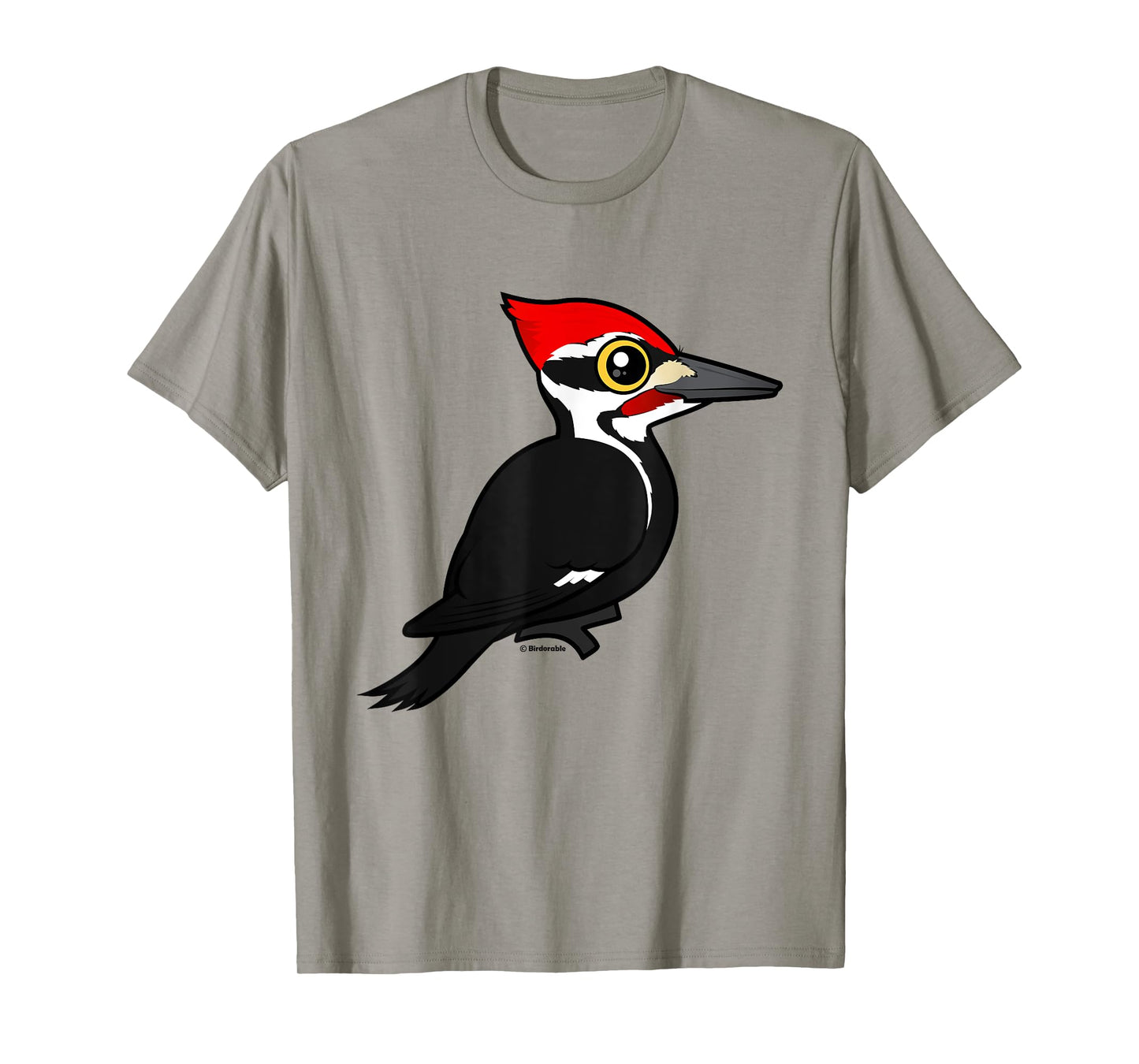 Cute Cartoon Pileated Woodpecker Birder Bird Lover Gift Idea T-Shirt