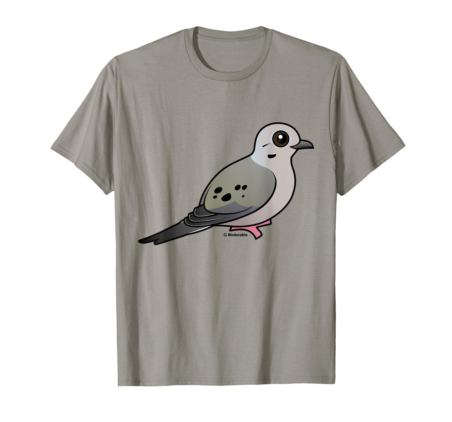 Cute Cartoon Mourning Dove Birdorable Bird T-Shirt