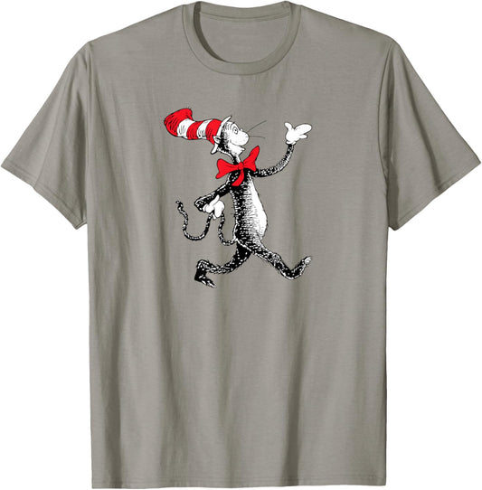 Dr. Seuss Strolling Cat T-shirt T-Shirt