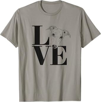 Whippet Love Design For Dog Owner Men Women Kids T-Shirt