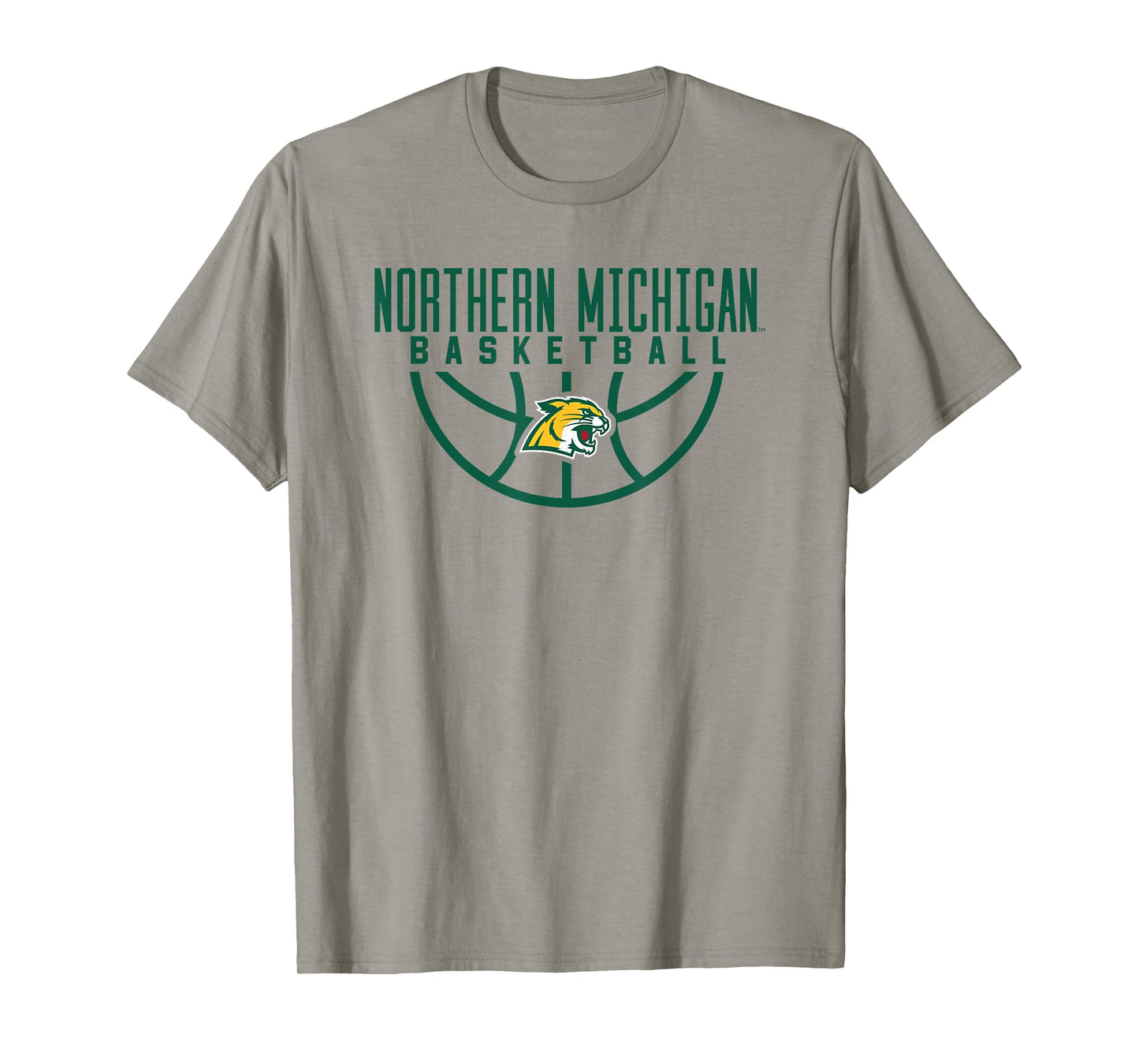 Northern Michigan University NMU Wildcats Basketball Arch T-Shirt