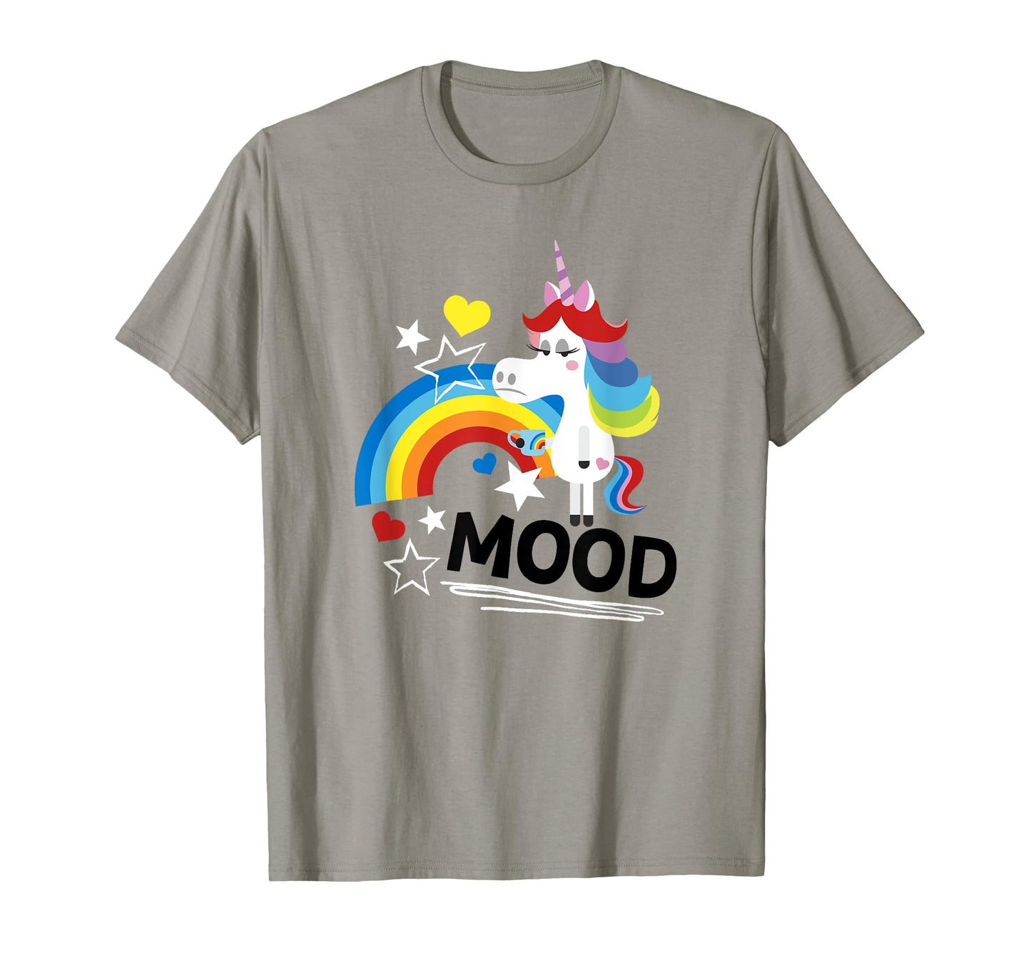 Disney Pixar Inside Out Rainbow Unicorn Mood Logo T-Shirt