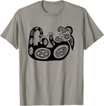 Dingo Dog - Australian Aborigine Rock Art Aboriginal T-Shirt