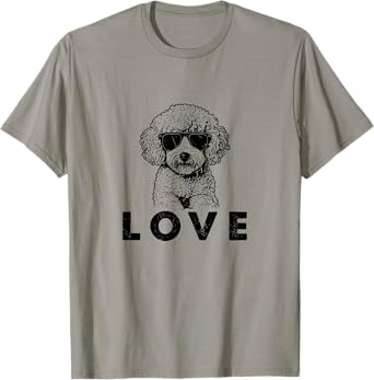 I Love My Poochon Dog Gifts for Dog Lovers Men Women Poochon T-Shirt