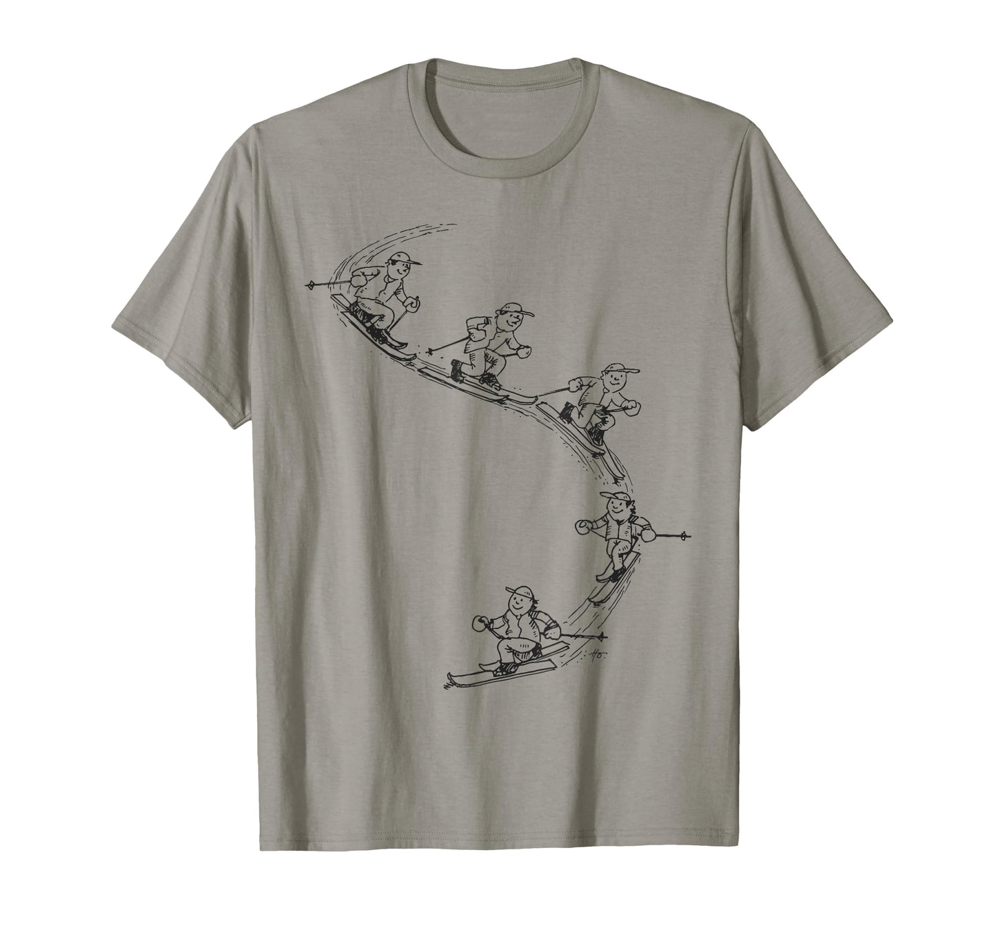 Telemark Skier Movement T-Shirt