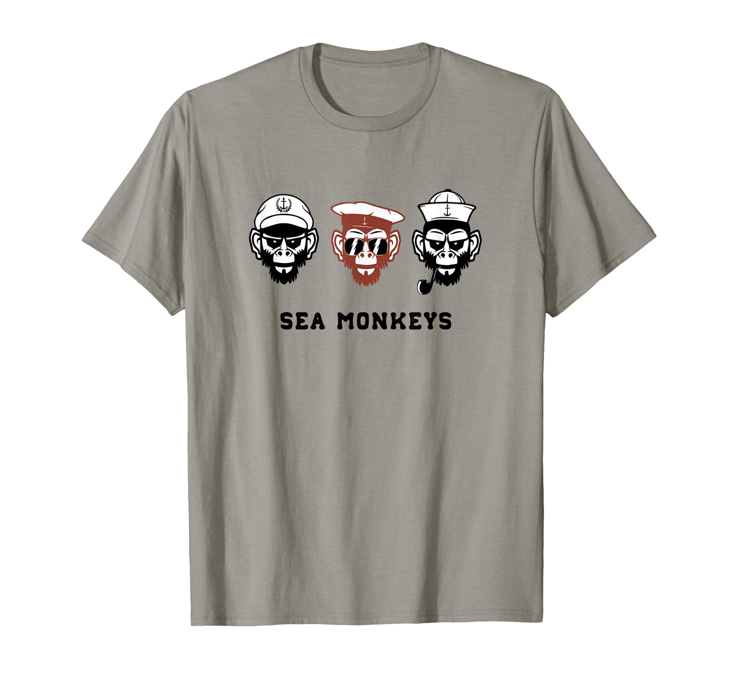 Sea Monkeys Ship Captain Funny Tee Shirt