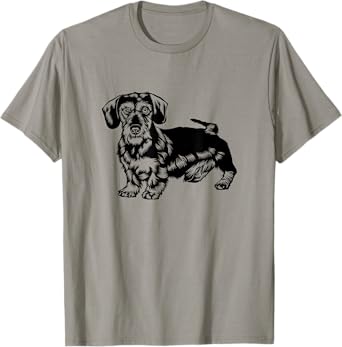Wire-haired dachshund dog dog owner men women children T-Shirt