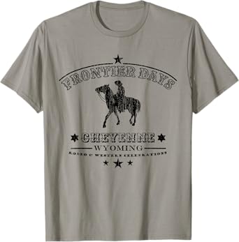 Frontier Days Rodeo Wild Western Cheyenne Wyoming T-Shirt