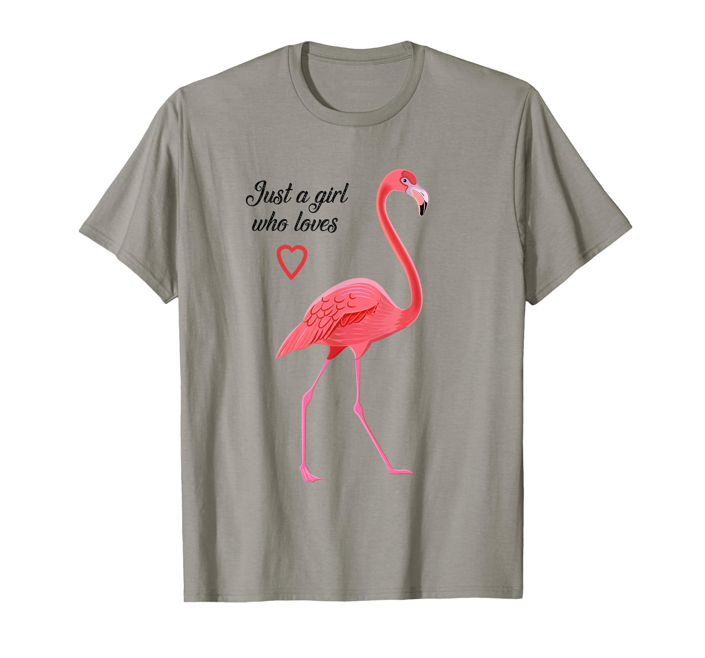 Just A Girl Who Loves Flamingos T-Shirt