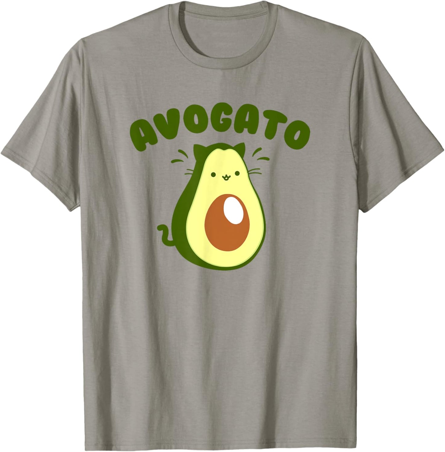 Avogato Funny Avocado Cat Lover Funny Pun Humor T-Shirt